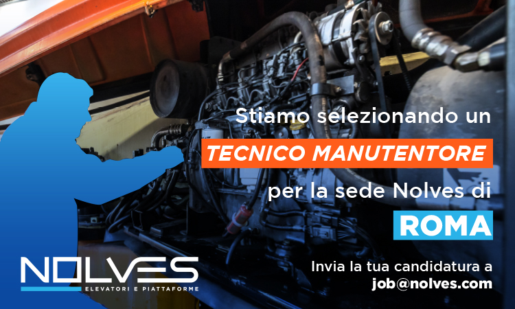 Annuncio di Lavoro - Tecnico Manutentore Nolves Roma